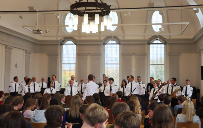 Wenn die Polizei musiziert