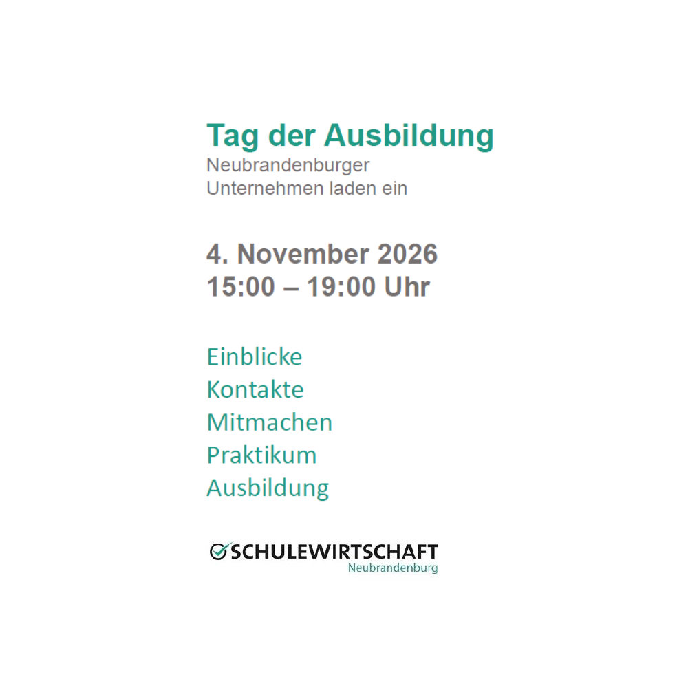 Tag der Ausbildung am 4. November 2026